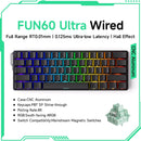 Teclado Mecânico Akko MonsGeek FUN60 – RGB, Switch Magnético e Alta Performance