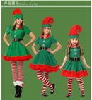 🎄 Fantasia de Duende Natalino Verde – Conjunto Família (Adulto e Infantil) para Festa, Cosplay e Natal Encantado