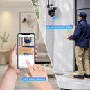 Câmera de Segurança com Lente Dupla – Imagem HD e Ampla Cobertura