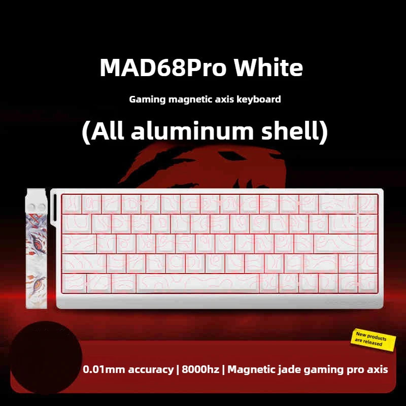Teclado Mecânico Gamer Profissional MAD60/68 - Switch Magnético