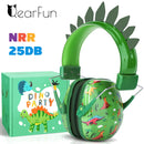 Fone Infantil Antirruído com Estilo Dinossauro – Conforto e Proteção Auditiva