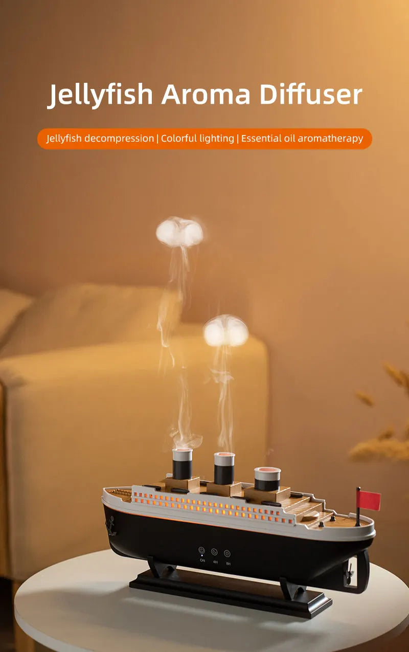 Umidificador 3 em 1 - Luz, Vapor e Aromaterapia em um Só Produto