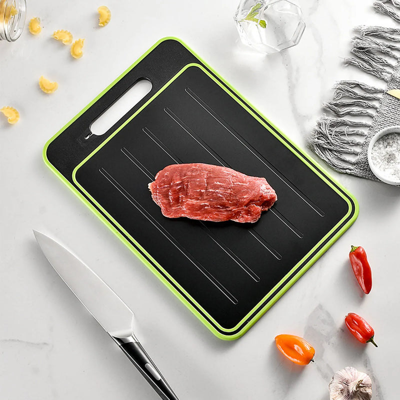 Tábua Multifuncional de Cozinha – Descongela, Rala, Afia e Corta