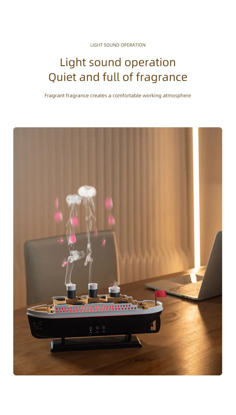 Umidificador 3 em 1 - Luz, Vapor e Aromaterapia em um Só Produto