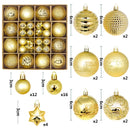 🎁 Kit 44 Bolas de Natal Decorativas – Enfeites Premium 3 a 6cm para Árvore e Decoração de Fim de Ano