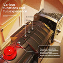 Trem a Vapor Premium Retrô com Controle Remoto – Luxo, Luzes, Som e Fumaça Realista 🚂💨