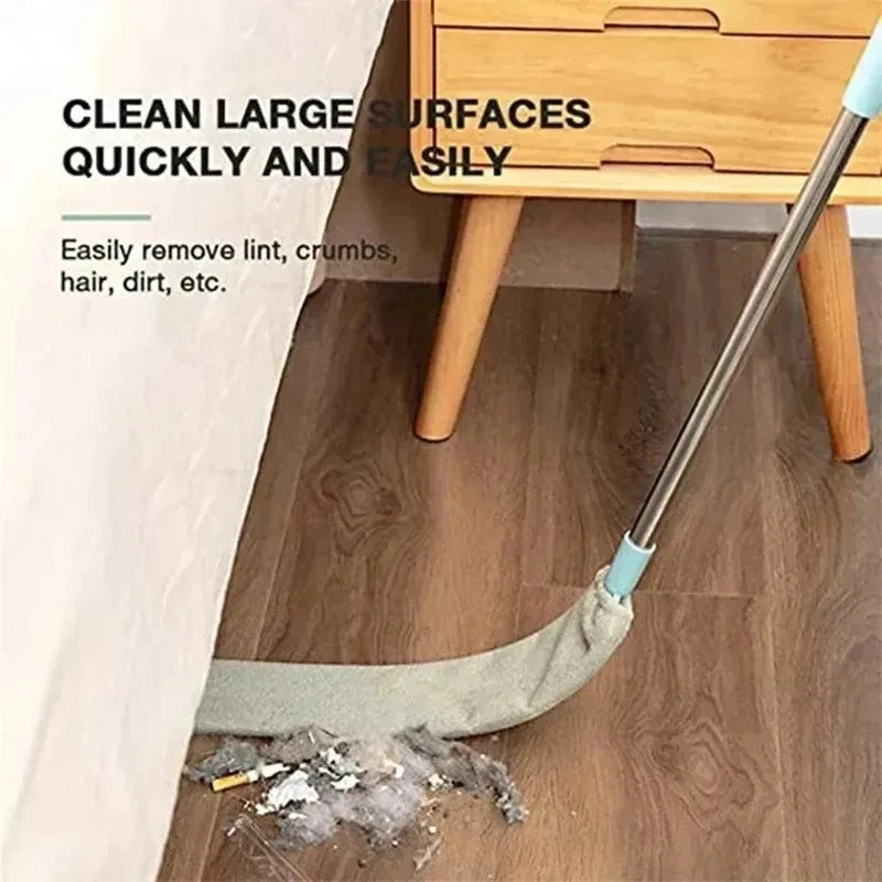 Esfregão Mop com Haste de Aço e Capa Lavável – Limpeza Rápida e Eficiente