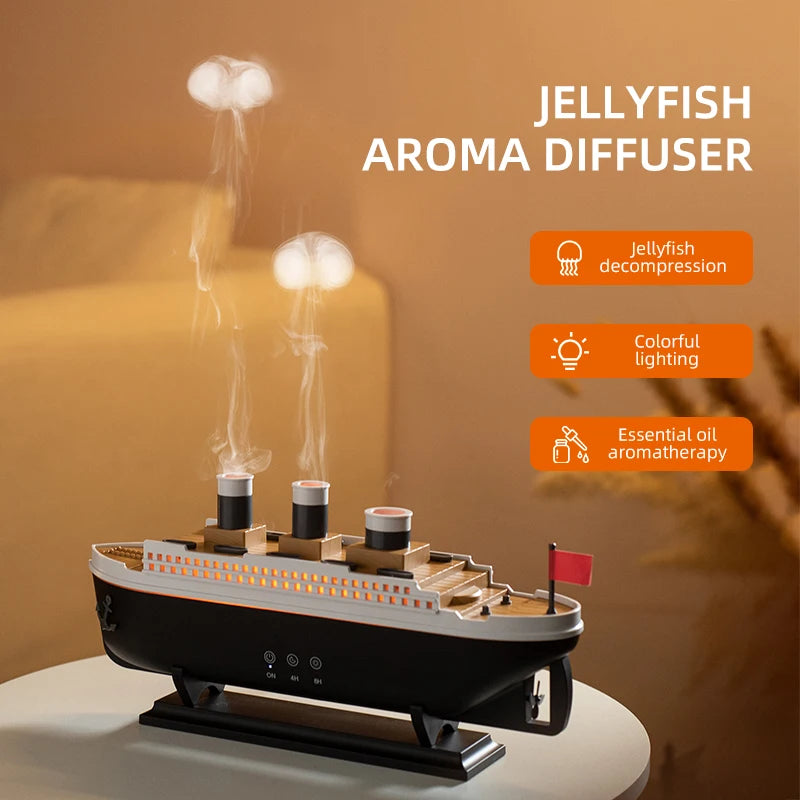 Umidificador 3 em 1 - Luz, Vapor e Aromaterapia em um Só Produto