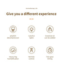 Umidificador 3 em 1 - Luz, Vapor e Aromaterapia em um Só Produto