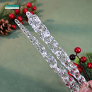 Pingente de Gelo Acrílico 15cm – Decoração Natalina Realista